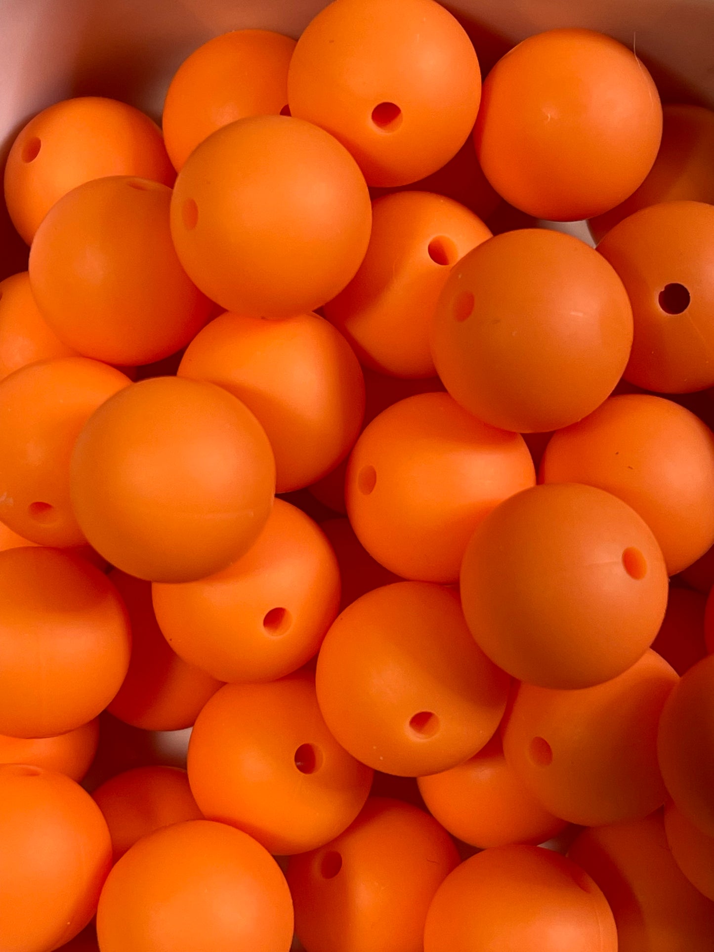 15mm Solid Silicone Beads