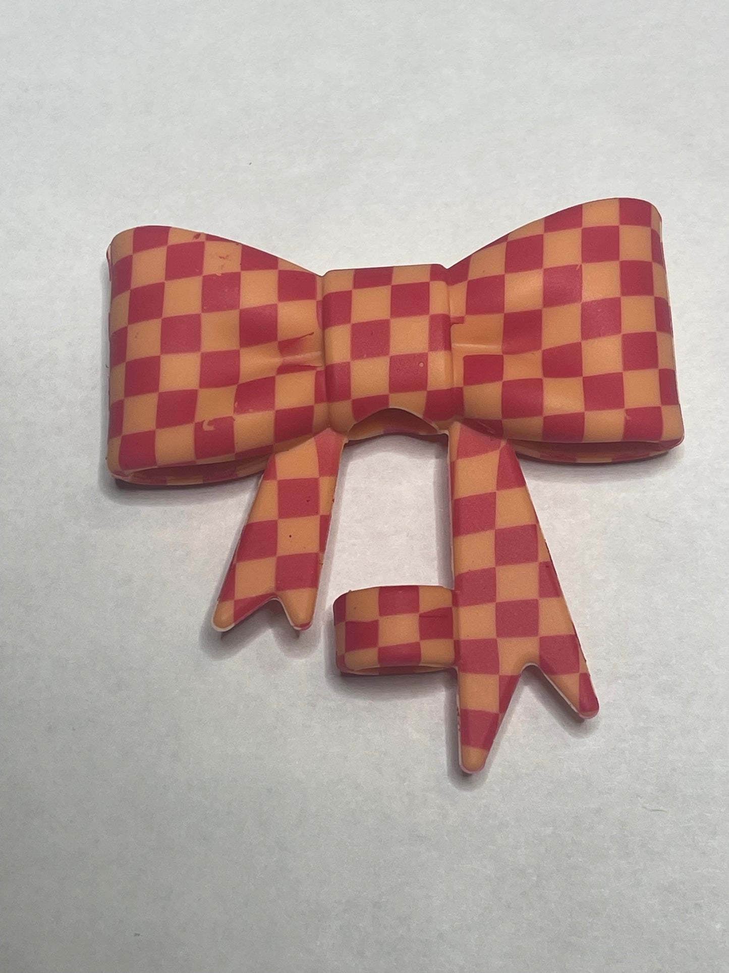Printed Bow Straw Topper