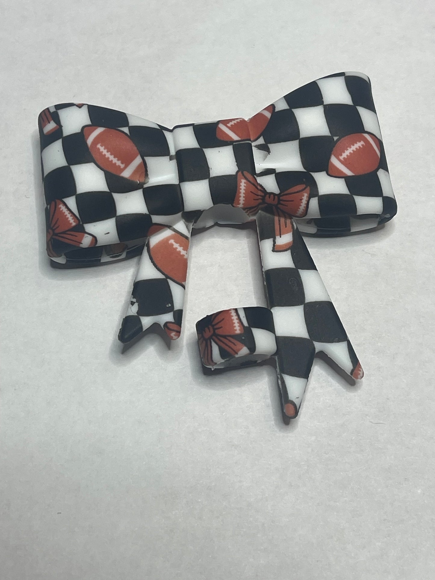 Printed Bow Straw Topper