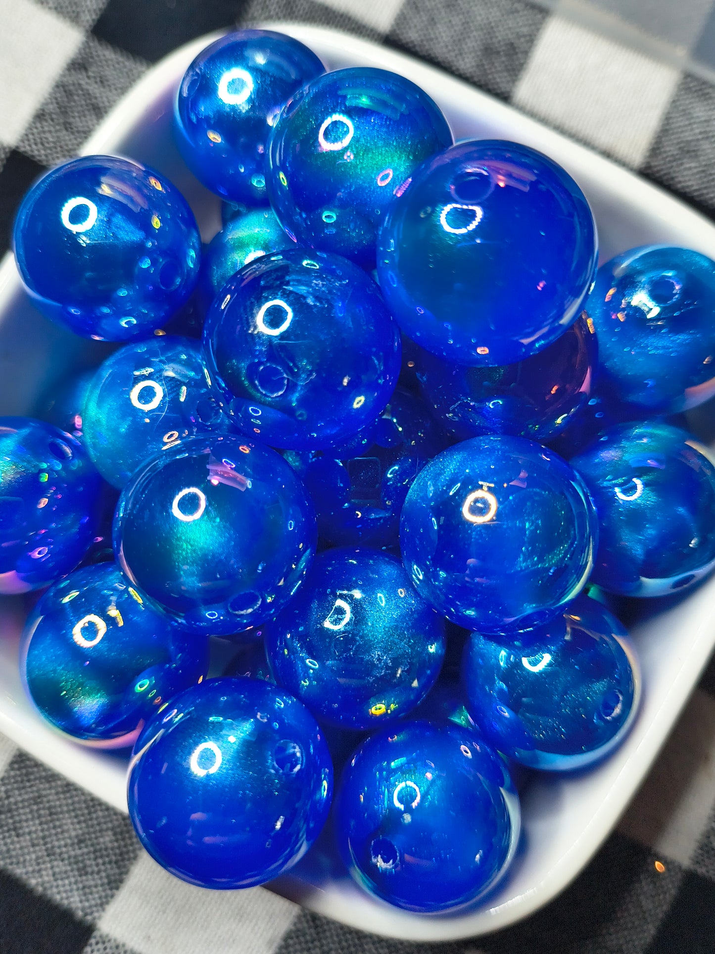 20mm Shimmer Glitter Bead