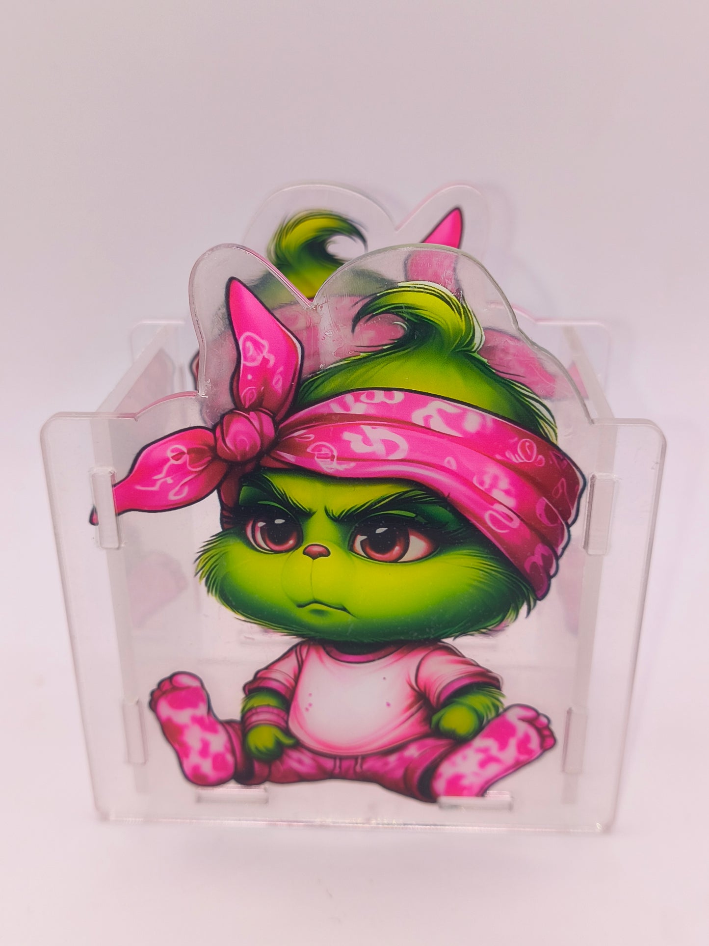 Baby Gangster Grinch Double Sided Pen Box(7)