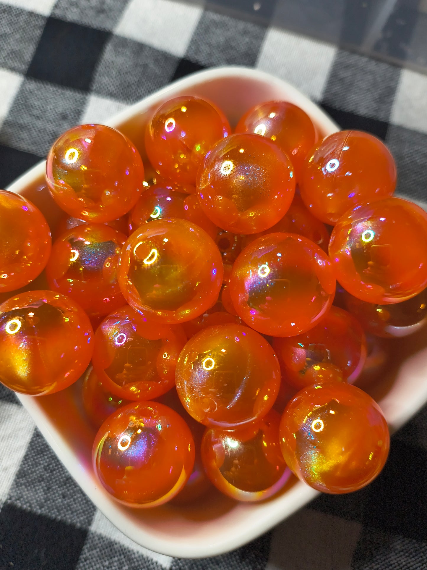 20mm Shimmer Glitter Bead