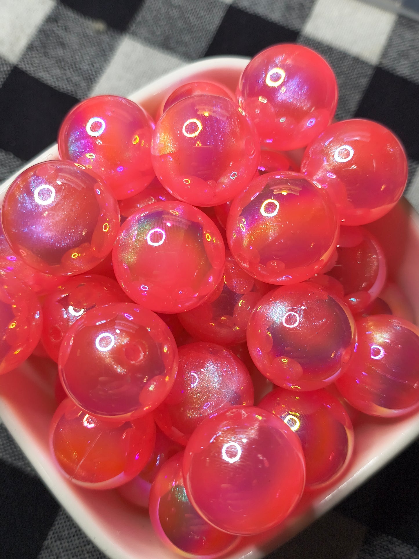 20mm Shimmer Glitter Bead