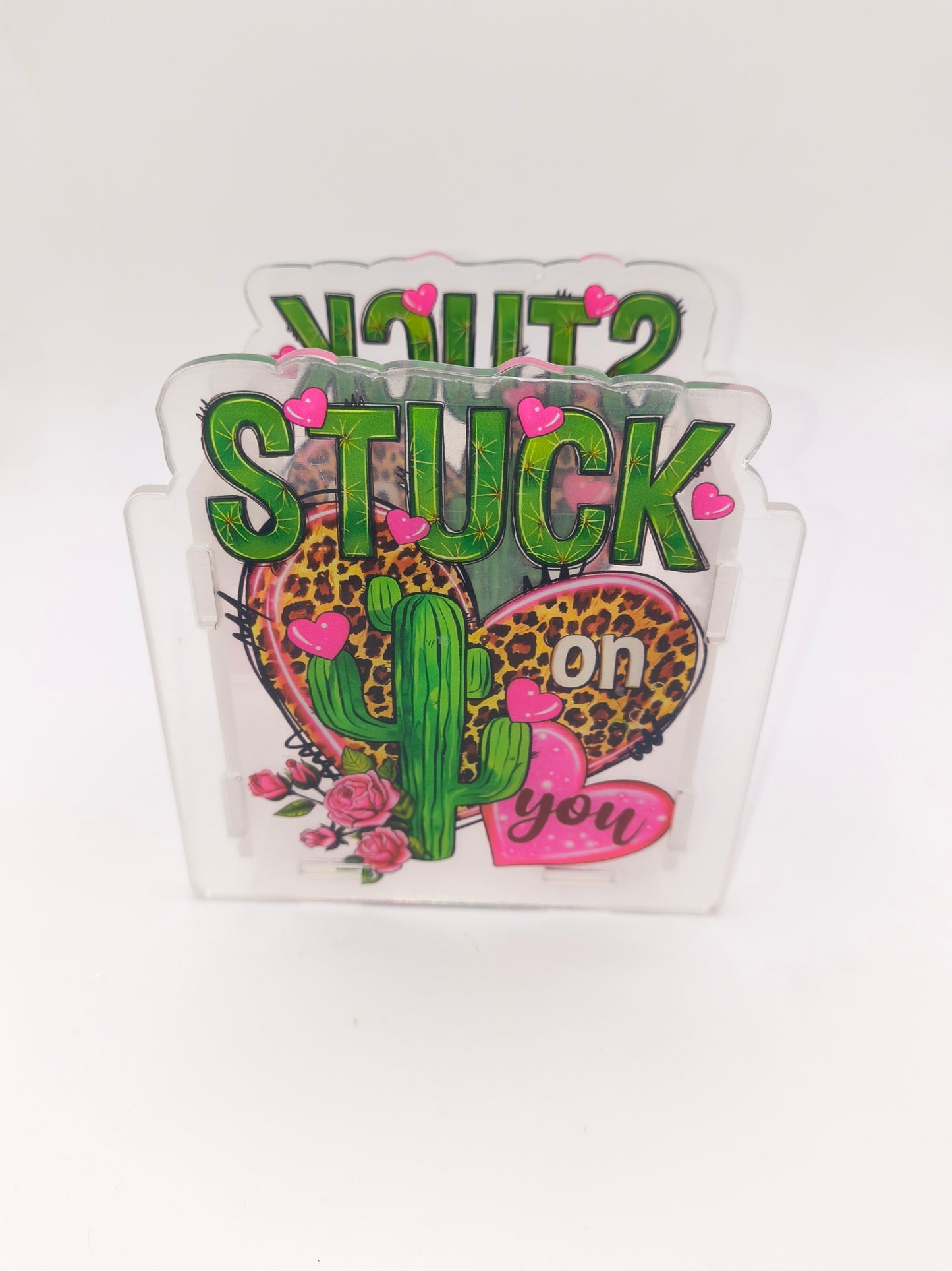 Stuck On You Heart & Cactus Double Sided Pen Box(40)