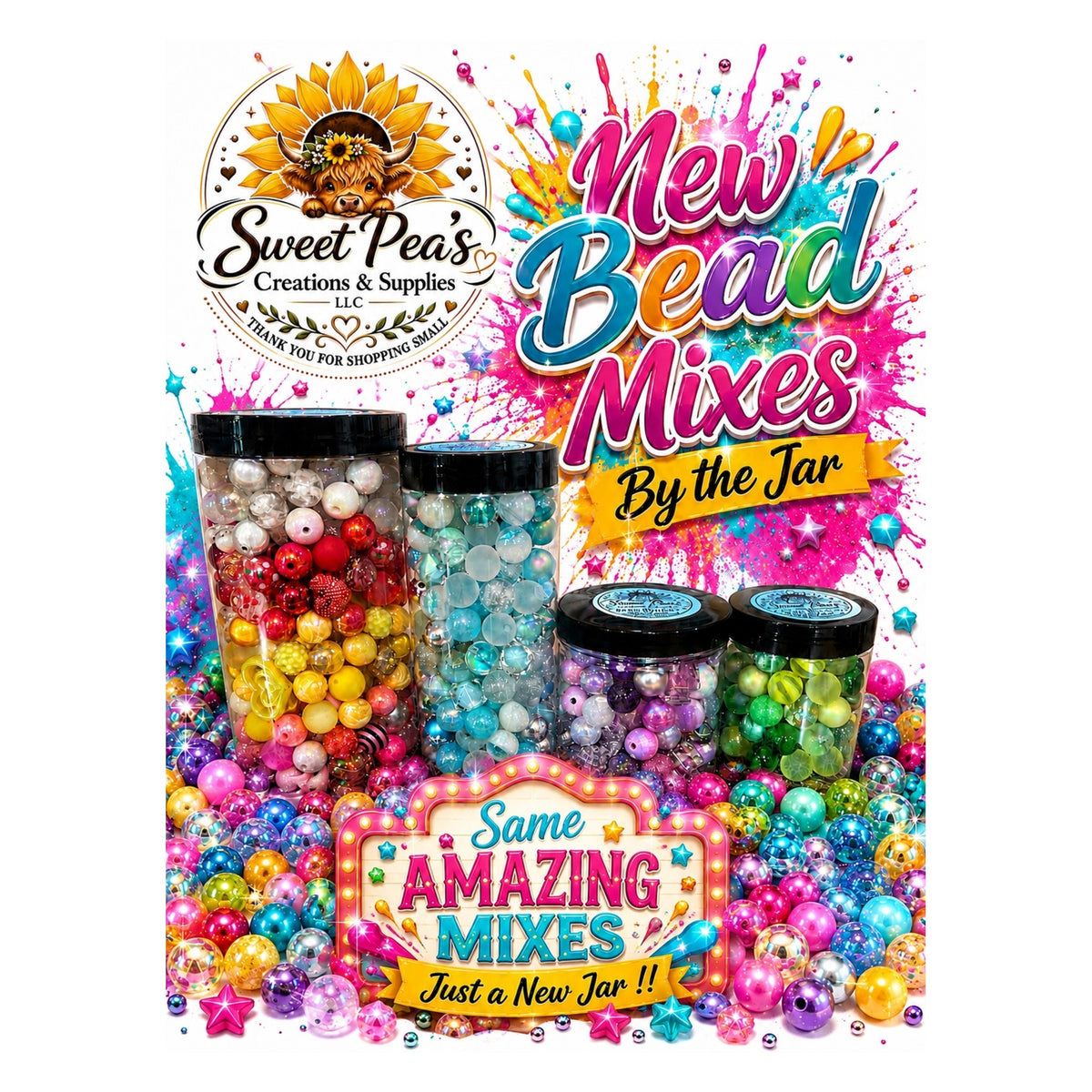 Acrylic Bead Mixes