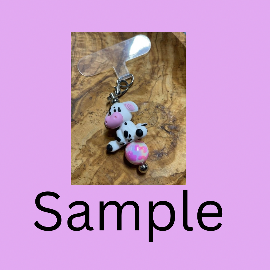 Beadable Phone Charm