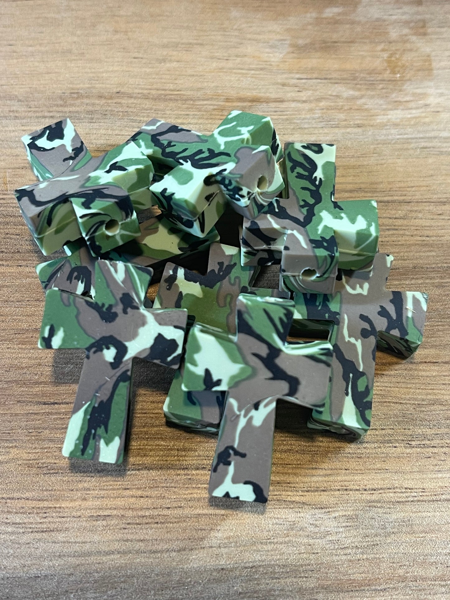 3-D Camo crosses