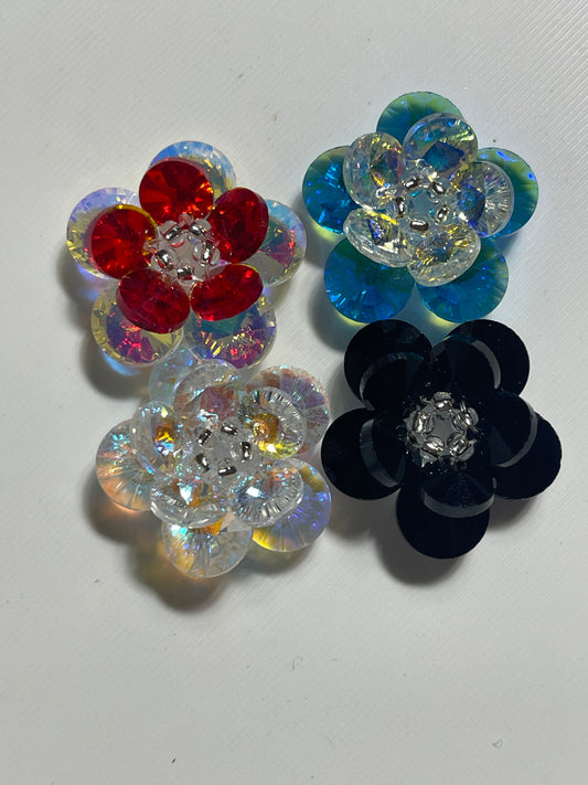 Crystal Flower Spacers