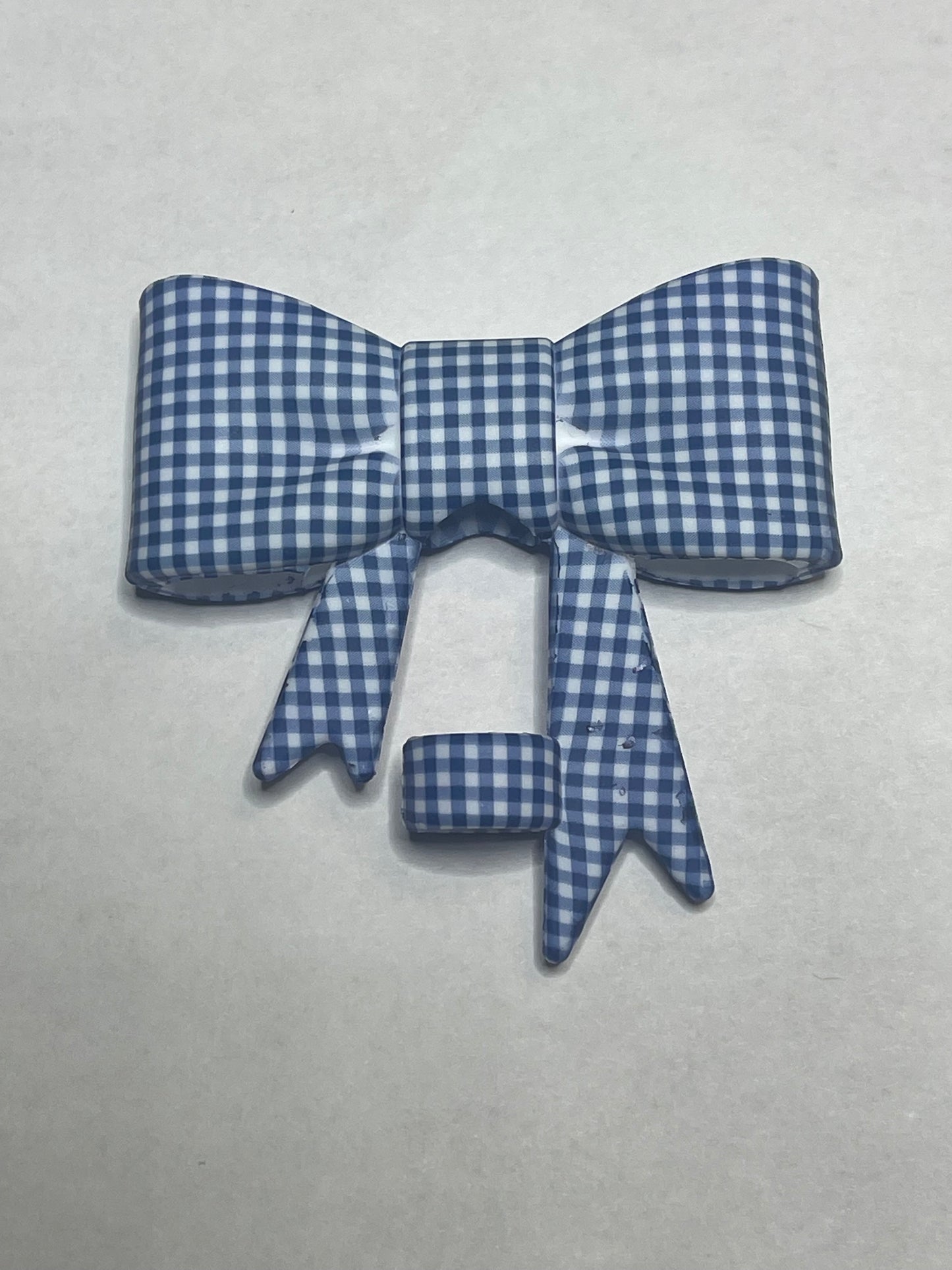 Printed Bow Straw Topper