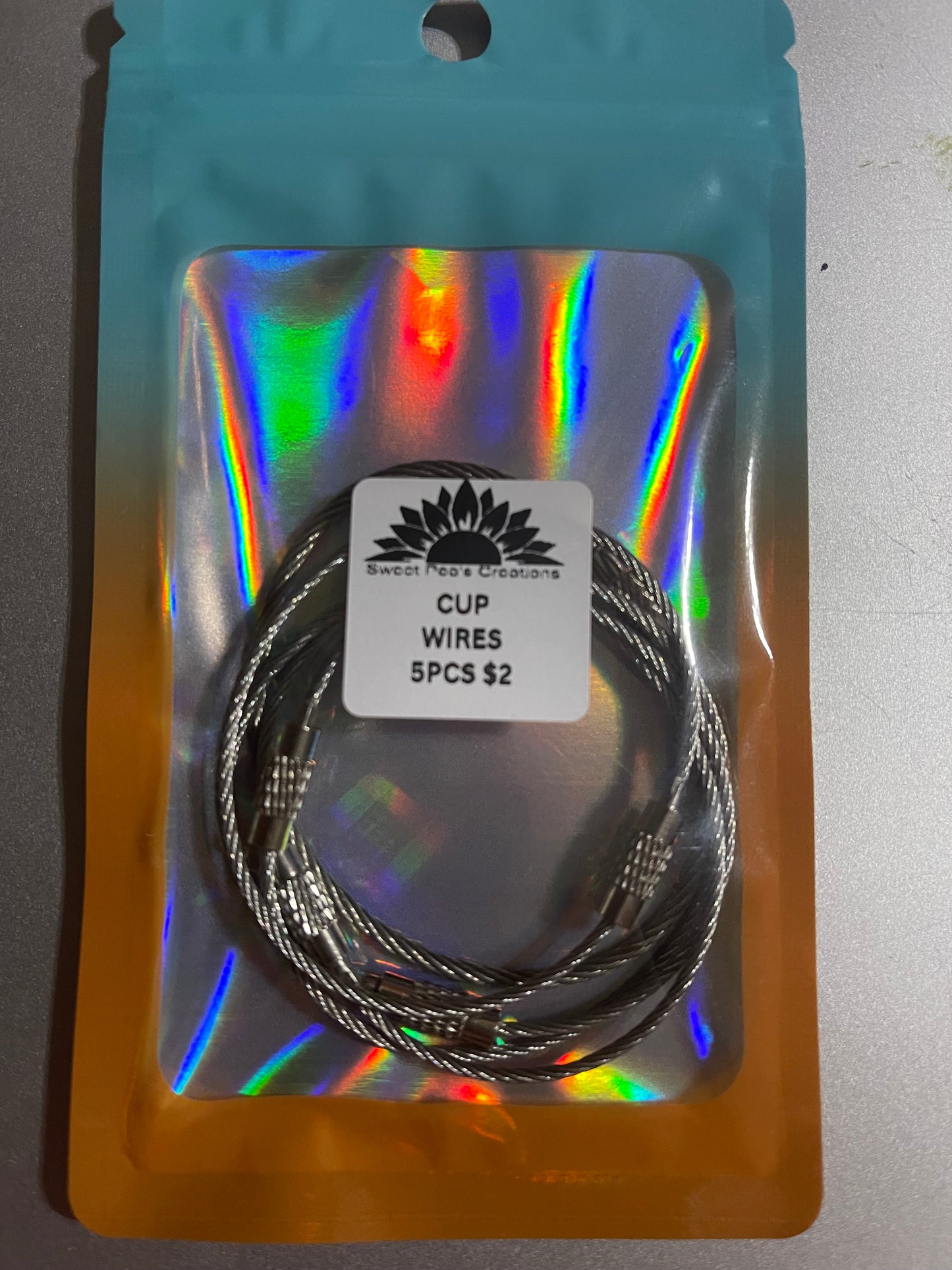 Cup Charm Wires 10Pack