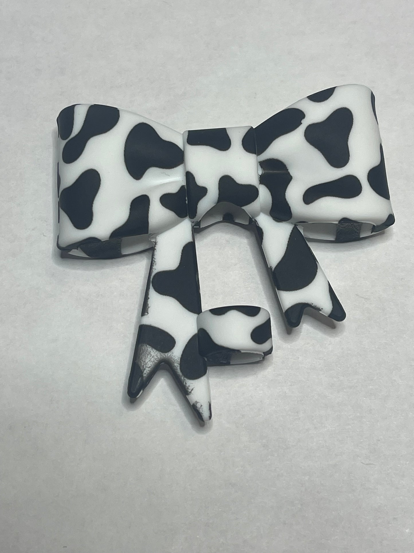 Printed Bow Straw Topper