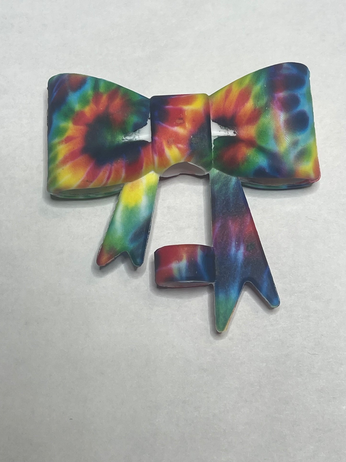 Printed Bow Straw Topper