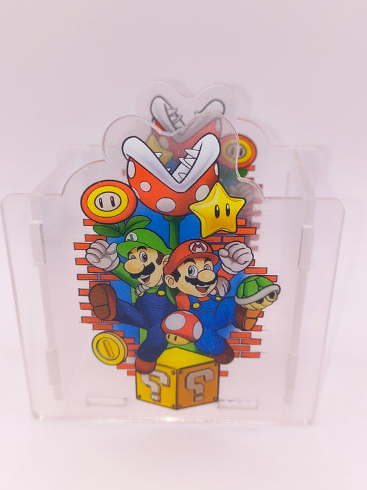 Mario & Luigi Double Sided Pen Box(23)