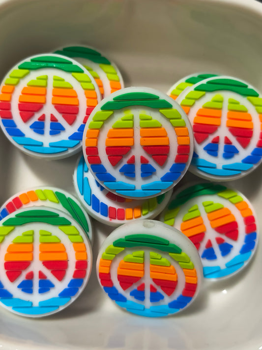 Rainbow Peace Sign