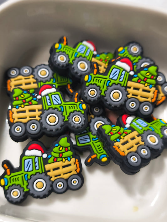 Christmas Tree in a Tractor