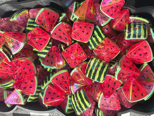3D Watermelon Beads