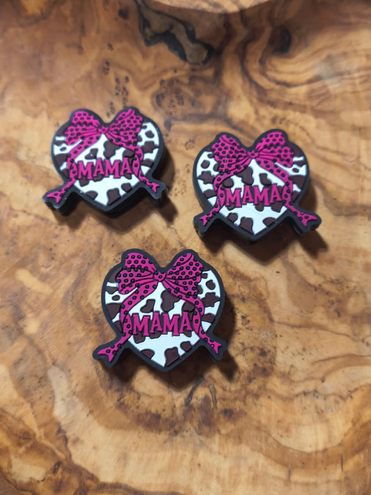 Cow Print With Bow Mama