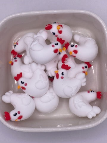 3D Silicone Chicken Focals