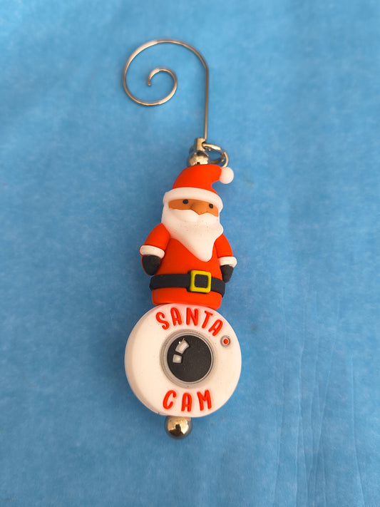 Santa Cam with Santa Claus Ornament